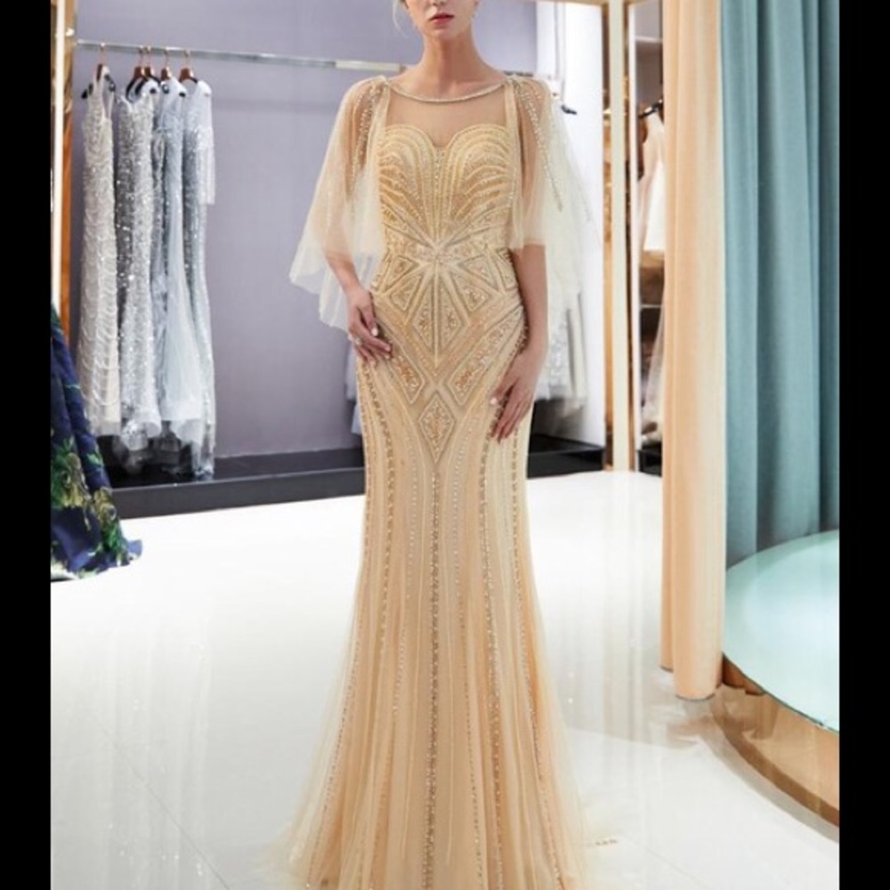 Gold Deco Party Dress